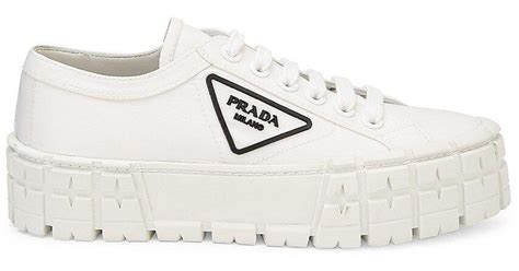 high top prada sneaker|Prada lug sole platform sneakers.